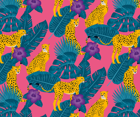 Cheeky Cheetahs Print
