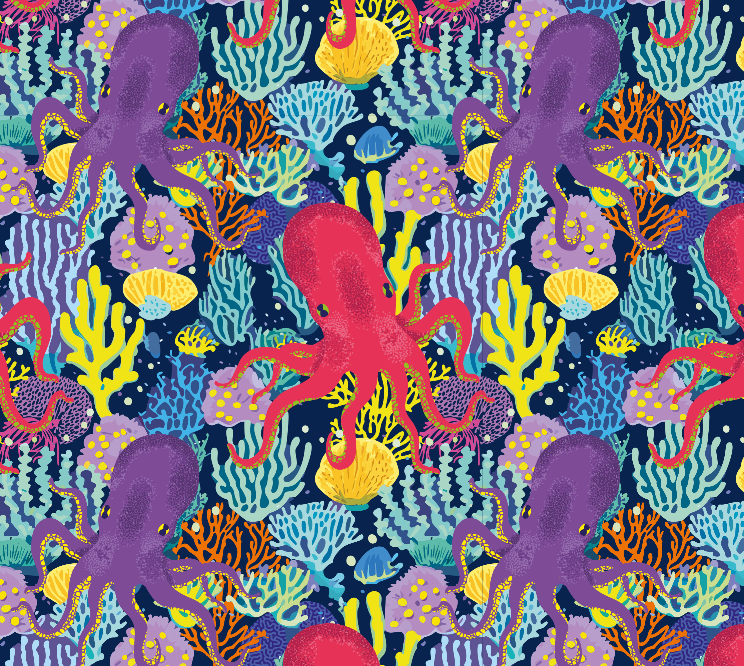Coral Reef Print