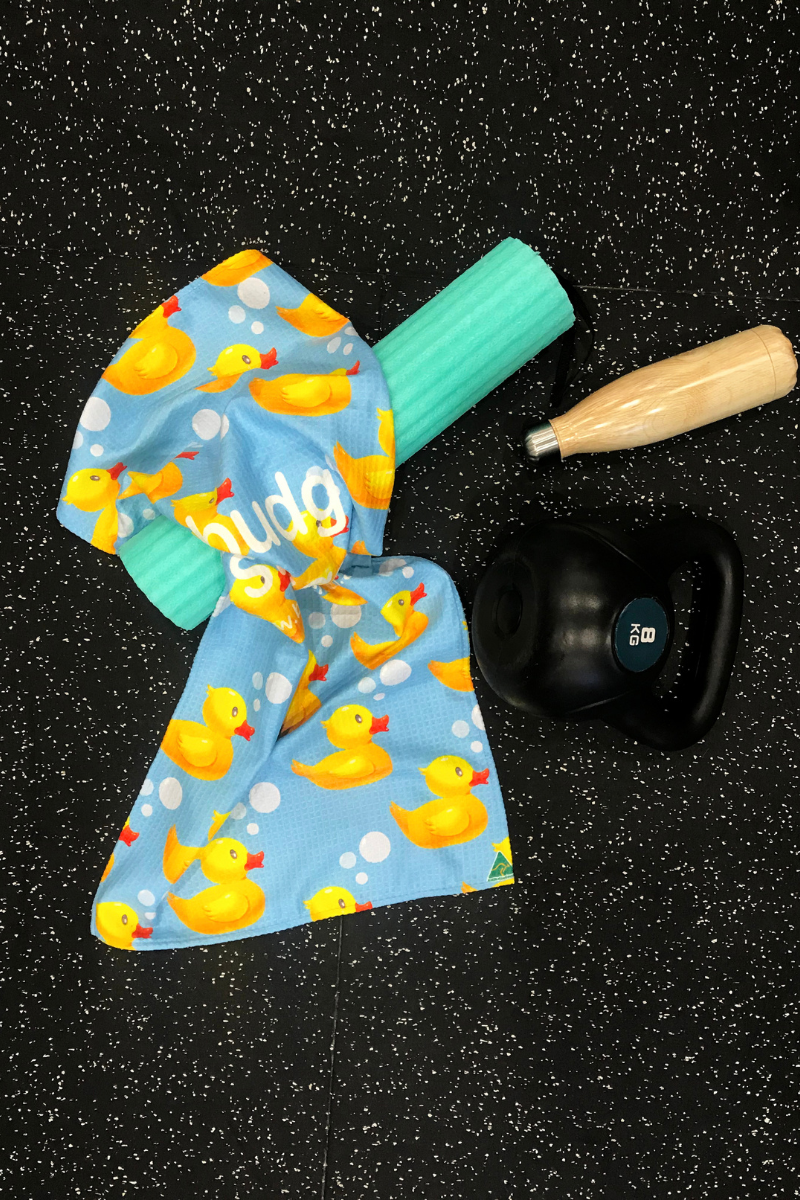 Gym Towel in Rubber Ducks