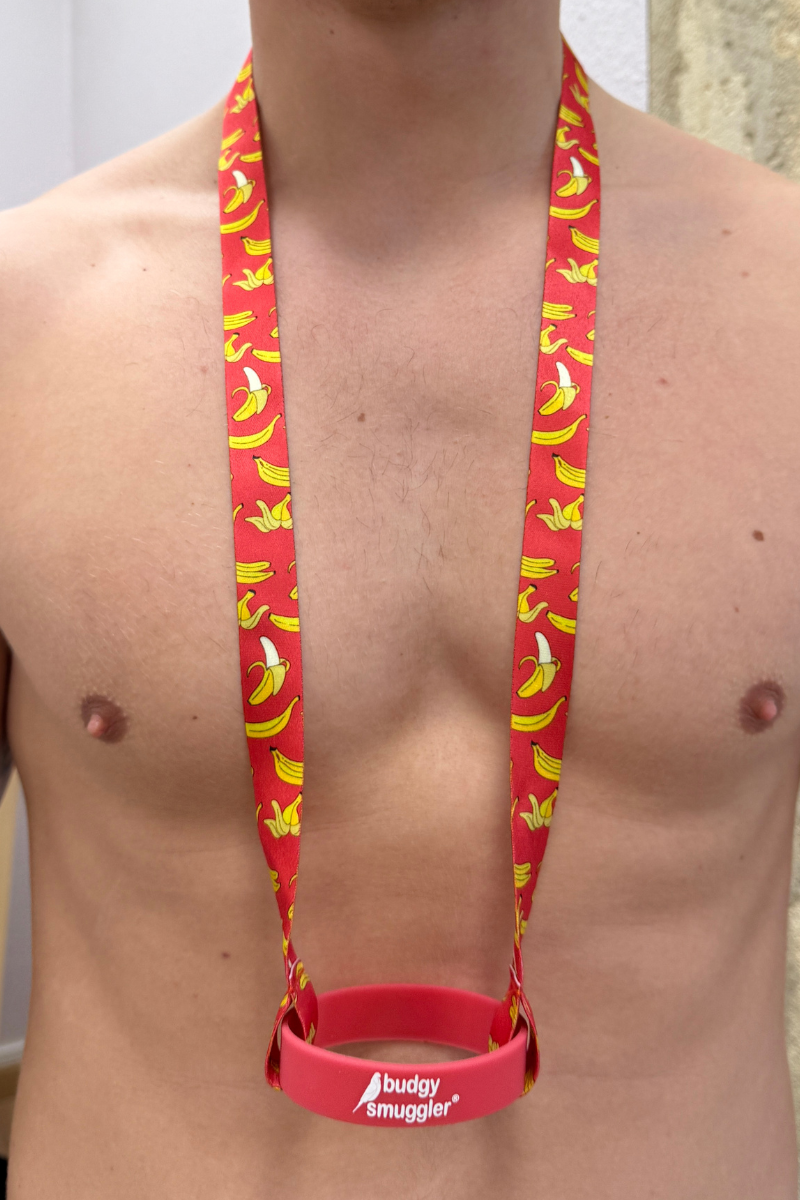Beer Lanyard in Cool Banana