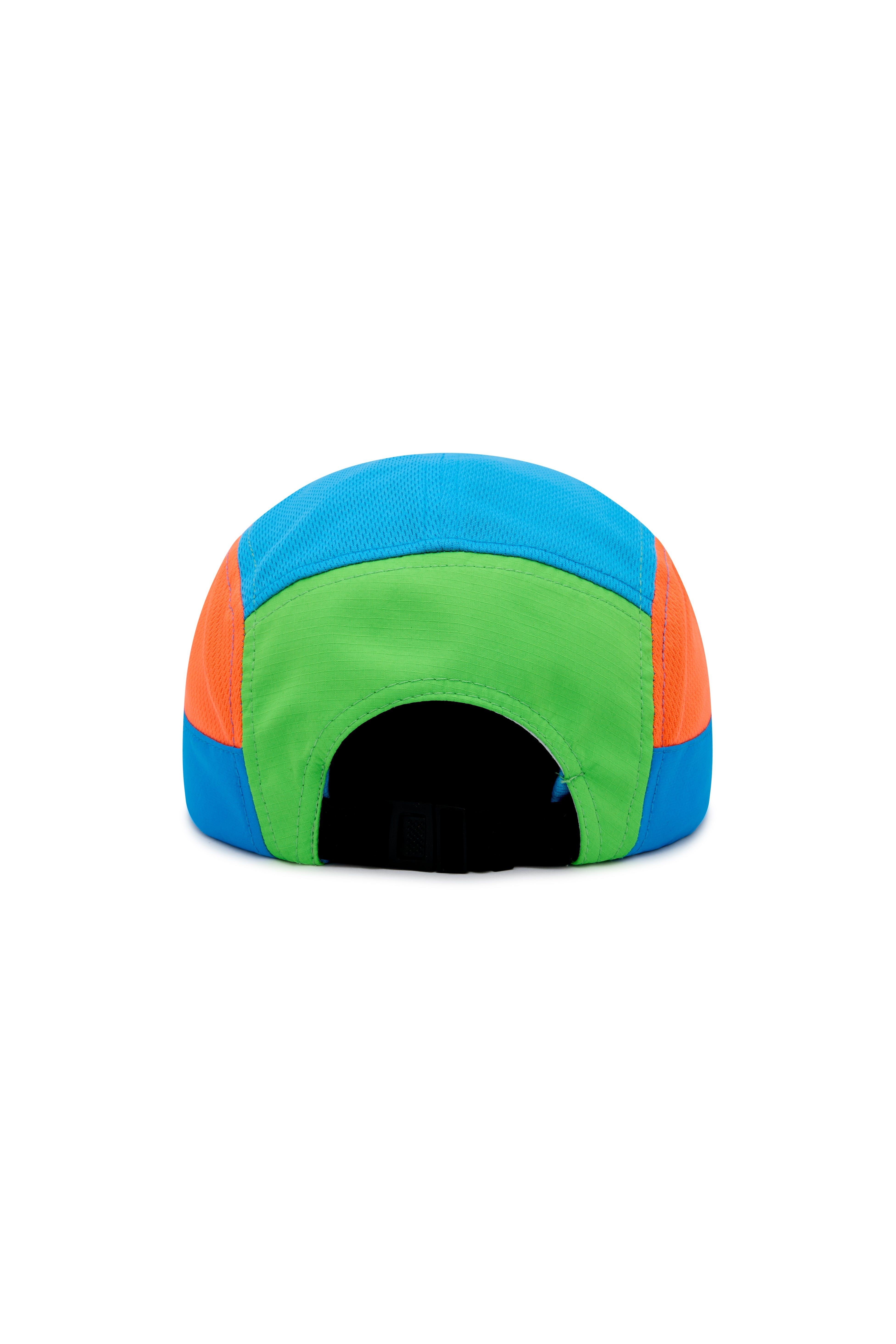 Running Cap in Green Orange Blue