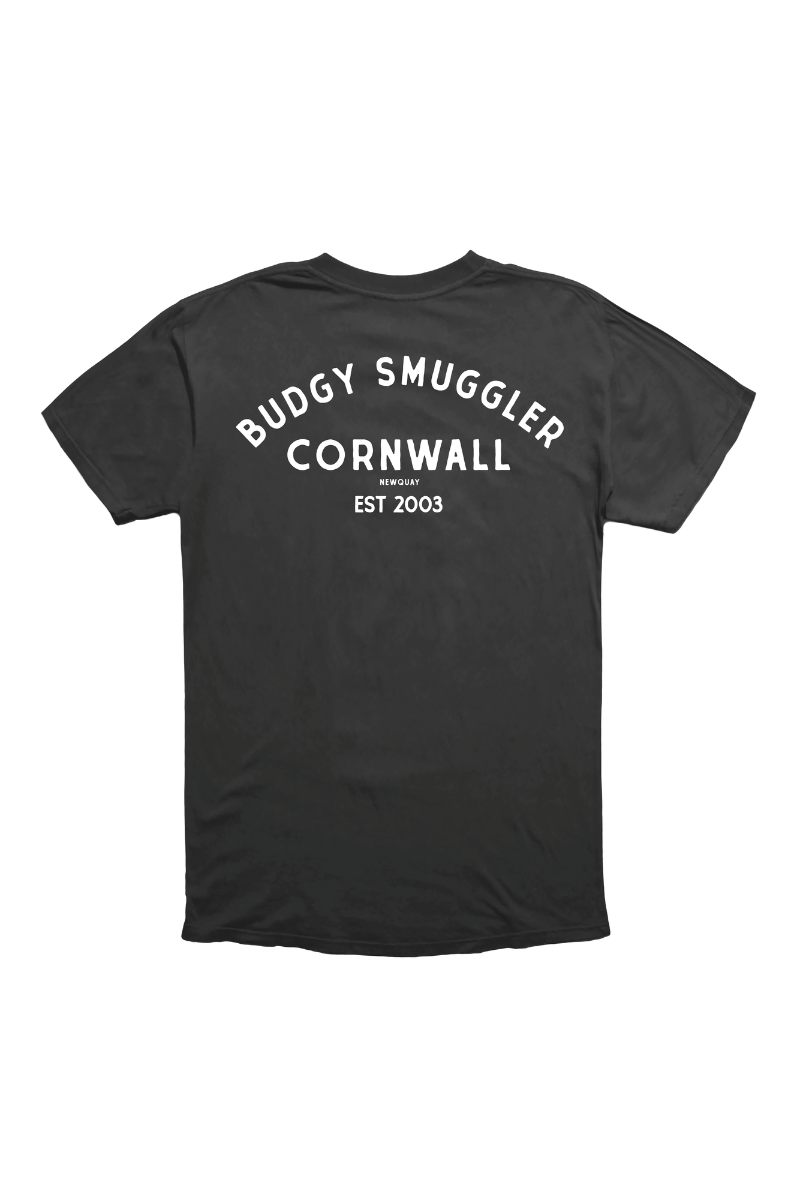 Budgy Cornwall Tee in Black