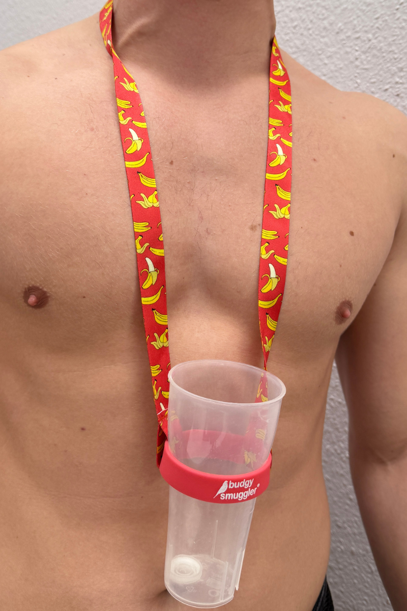 Beer Lanyard in Cool Banana