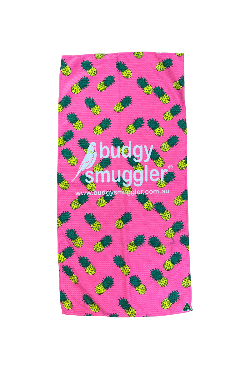 Gym Towel in Pink Pineapple