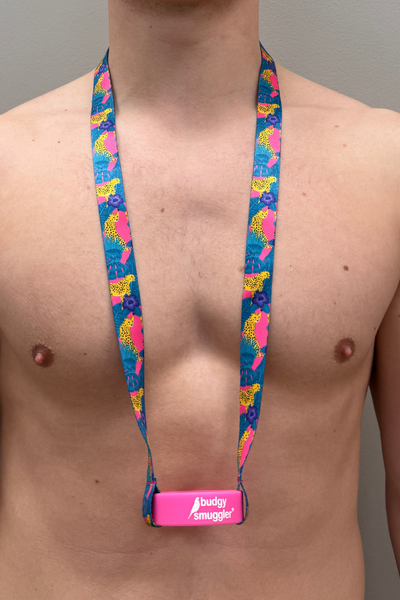 Beer Lanyard in Cheeky Cheetahs