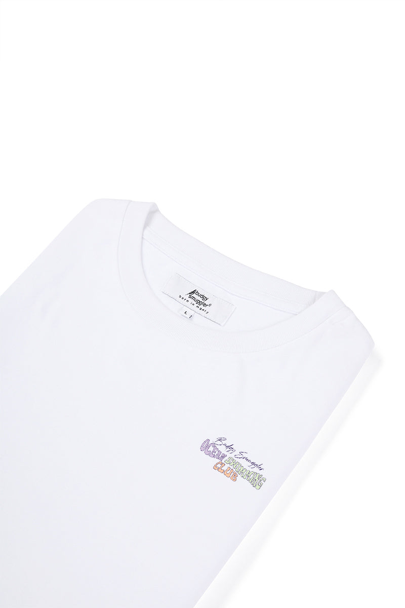 White Tee with Ocean Swim Club