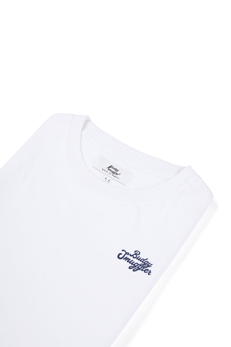 White Tee with Rugby Club