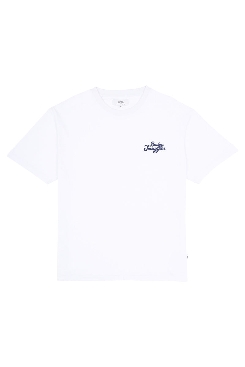 White Tee with Rugby Club