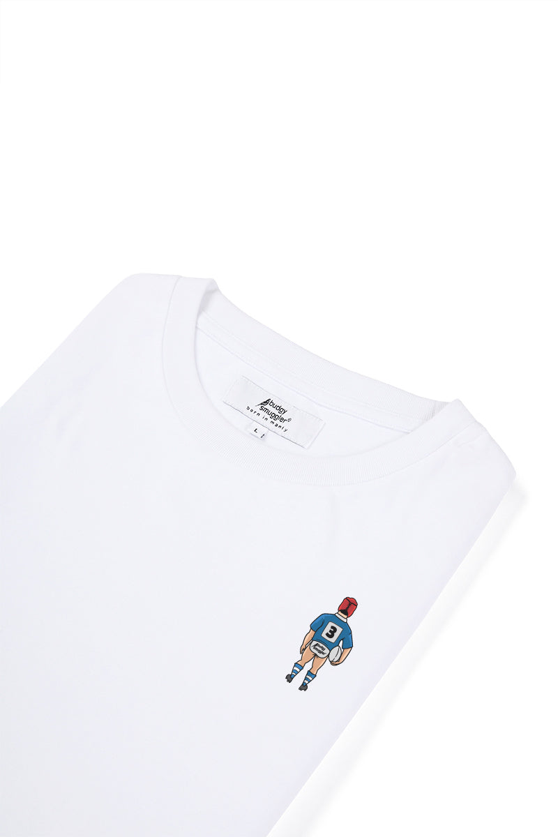 White Tee with Game Played in Heaven