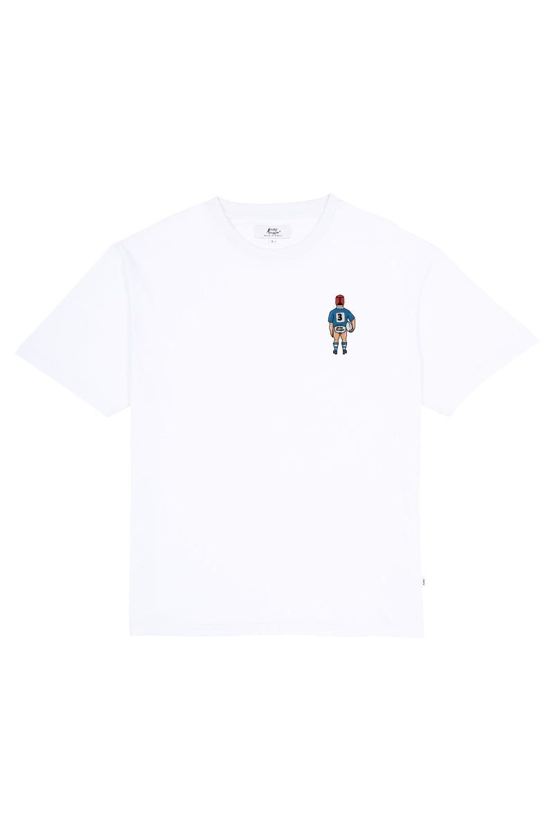 White Tee with Game Played in Heaven