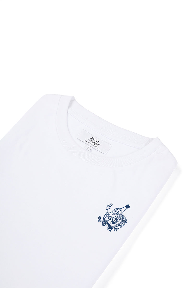 White Tee with Spritz and Frites