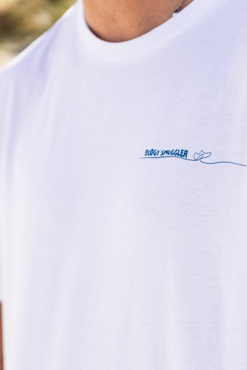 White Tee with Movement is Medicine