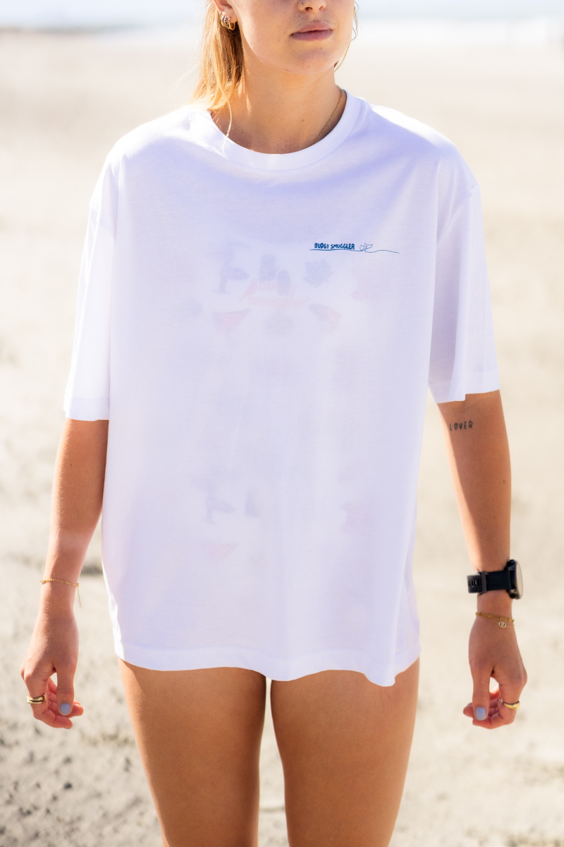 White Tee with Movement is Medicine