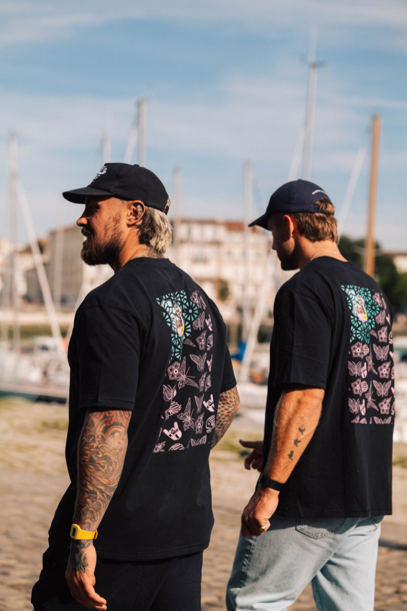 Black Tee with Jack Nowell 'Take it Easy'