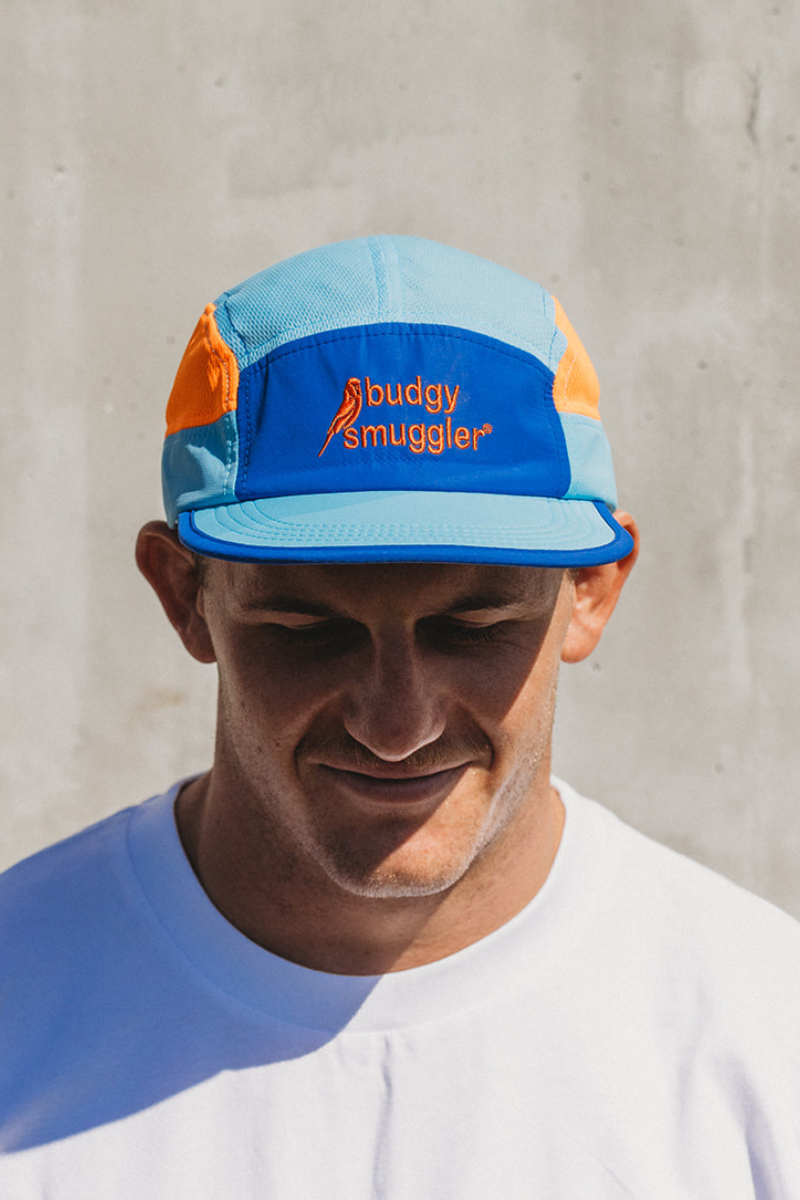 Running Cap in Blue and Blue