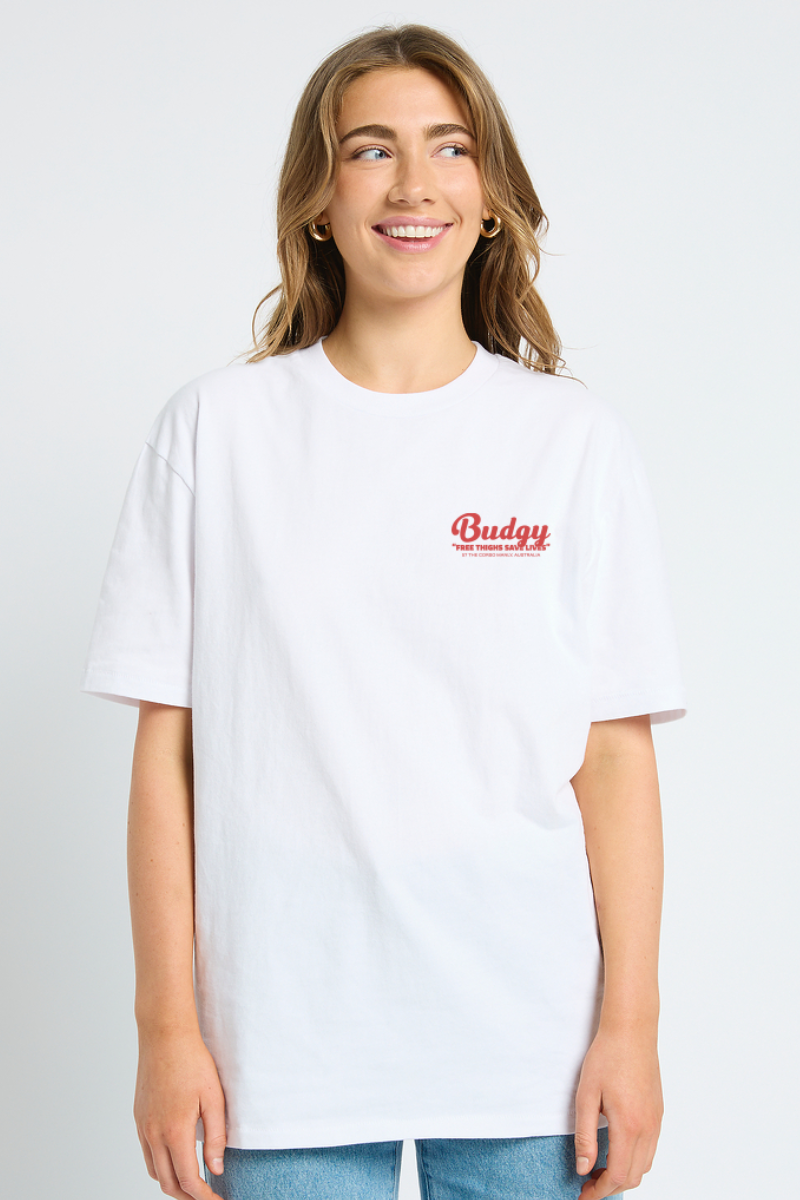 White Tee with Drive Thru