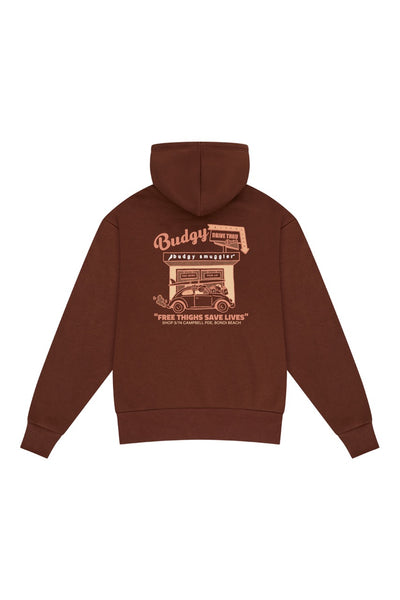 Hoodie in Brown Bondi Store