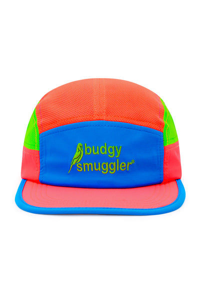 Running Cap in Pink, Orange and Blue