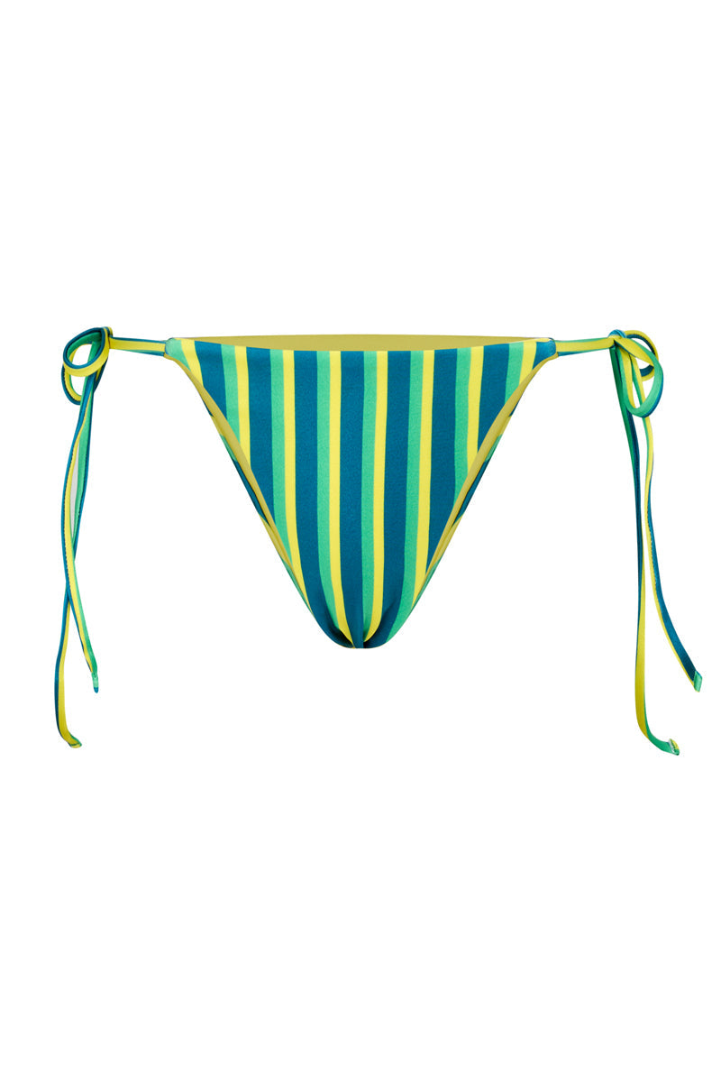 Avalon Bottoms In Riviera Green Stripe