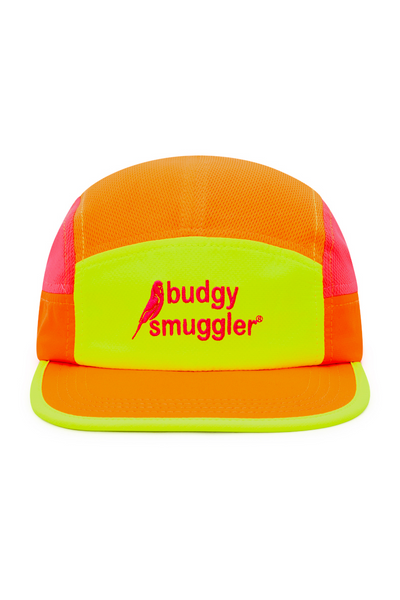 Running Cap in Orange and Yellow