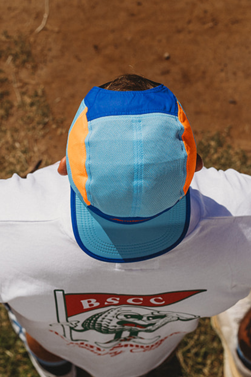 Running Cap in Blue and Blue