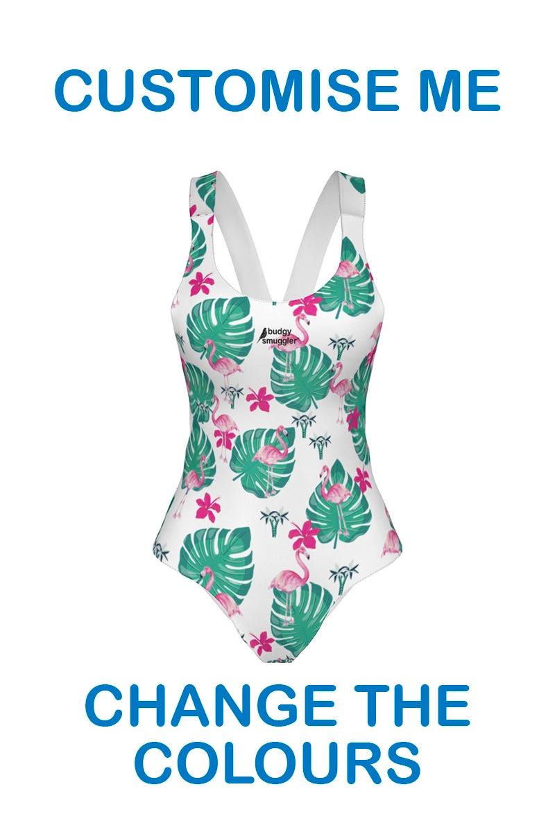 Custom DIY Flamingo Thick Strap