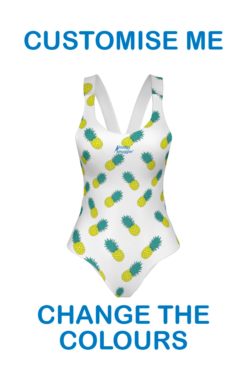 Custom DIY Pineapples Thick Strap