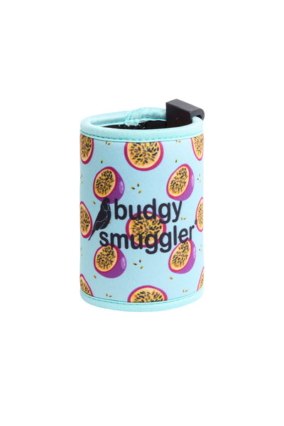 Stubby Holder with Clip in Passion Fruit