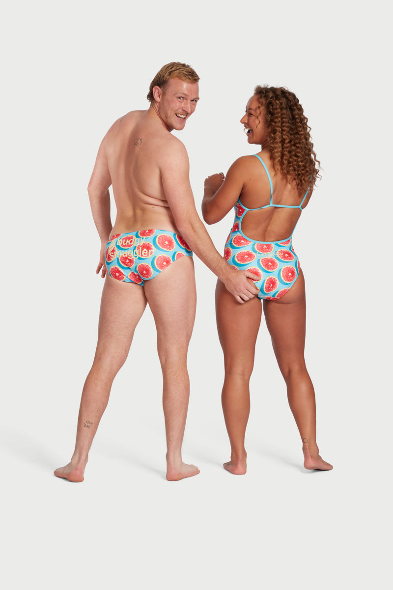 Thin Strap Racer in Blood Orange