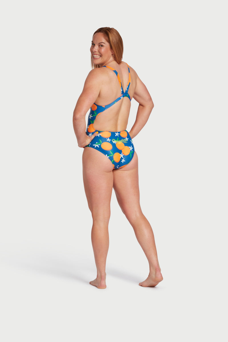 Thick Strap Racer in Orange You Glad