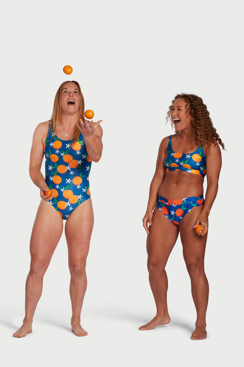 Thick Strap Racer in Orange You Glad
