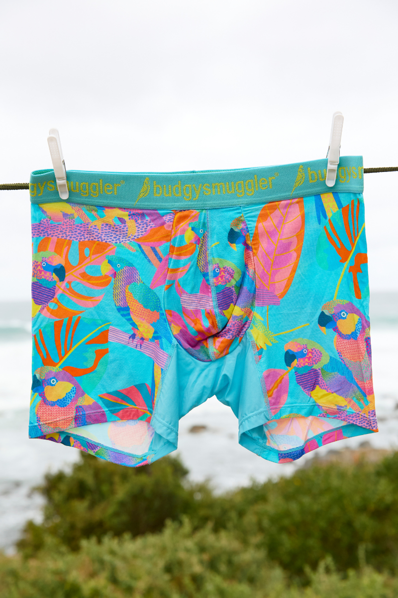 Premium Underwear (2.0) in Techno Parrots