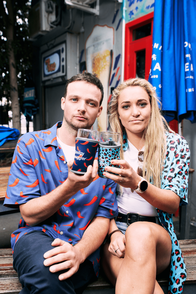 Hawaiian Party Shirt in Chilli Willi