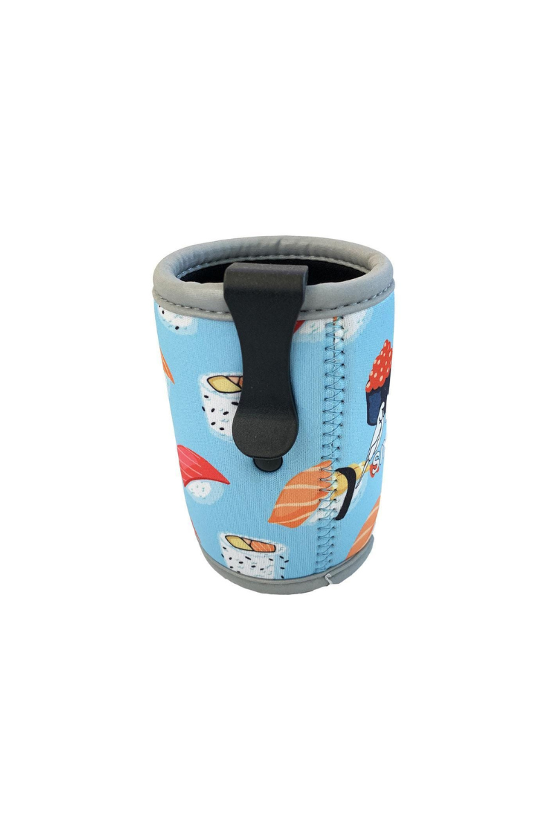 Stubby Holder with Clip in Sushi