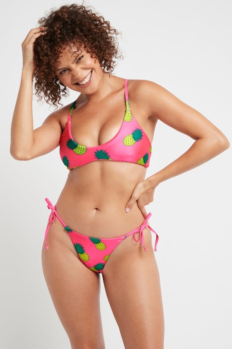 Avalon Bottoms in Pink Pineapple