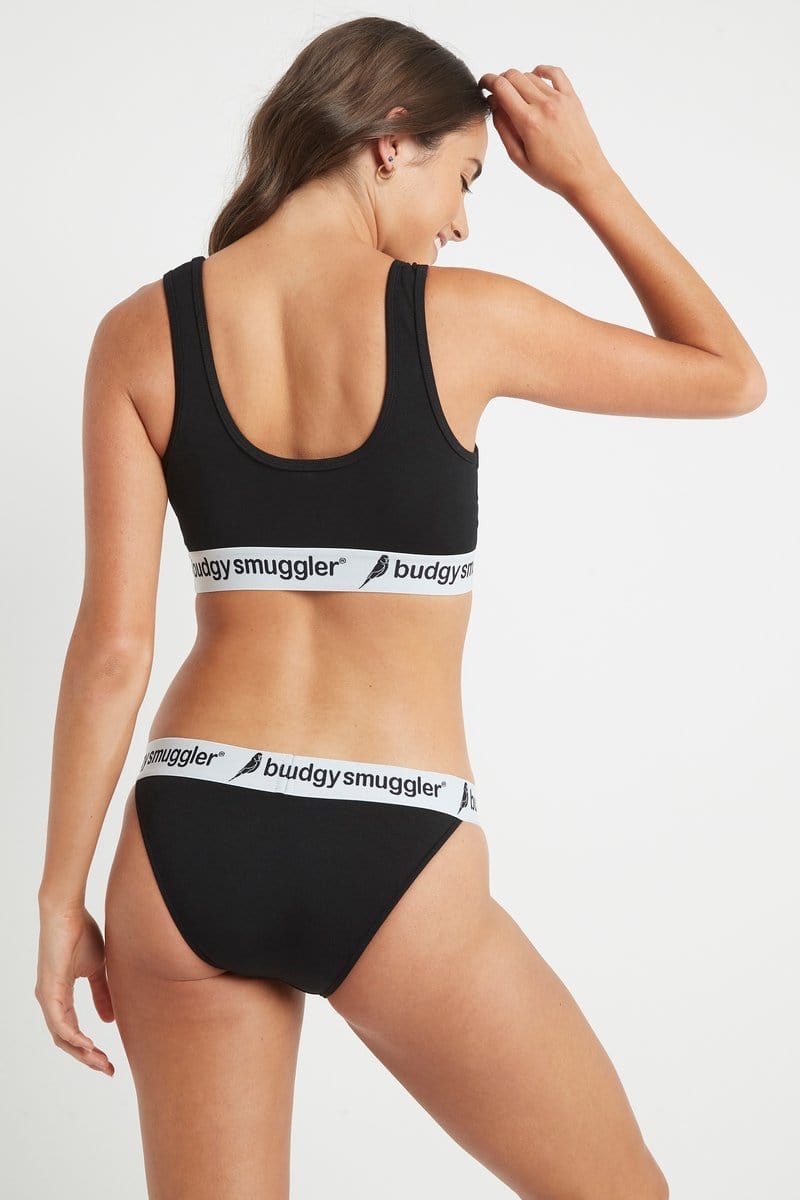 Australian Made Womens Black Underwear Brief