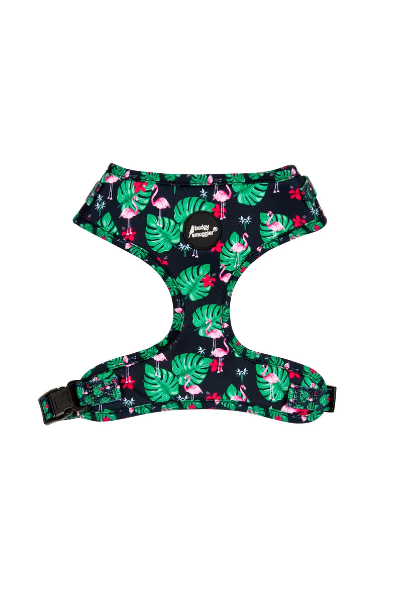 Pet Adjustable Harness in Flamingoes