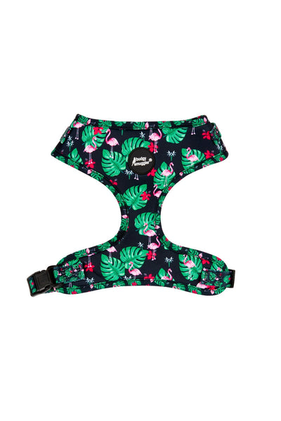 Pet Adjustable Harness in Flamingoes