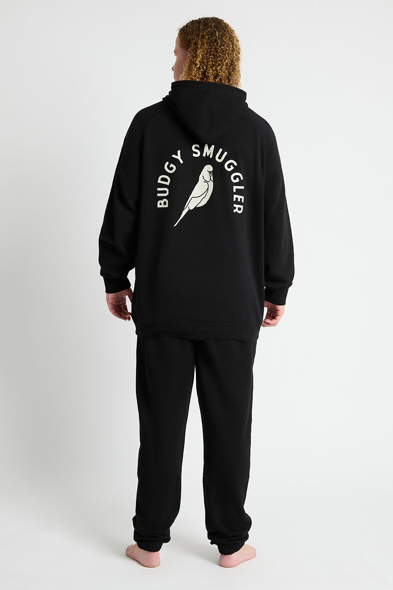 Heavyweight Trackies in Black