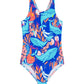 Girls One Piece in Blue Whale