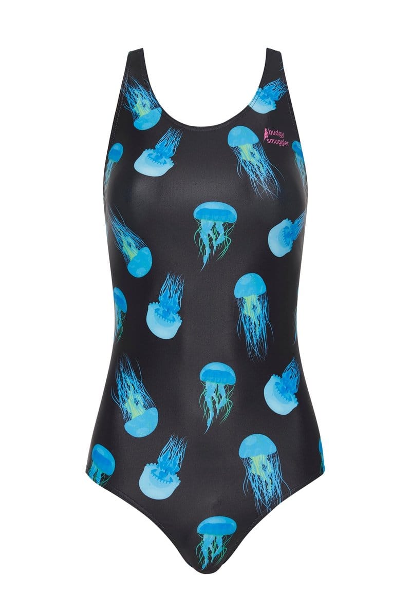 Thick Strap Racer in Box Jelly Fish