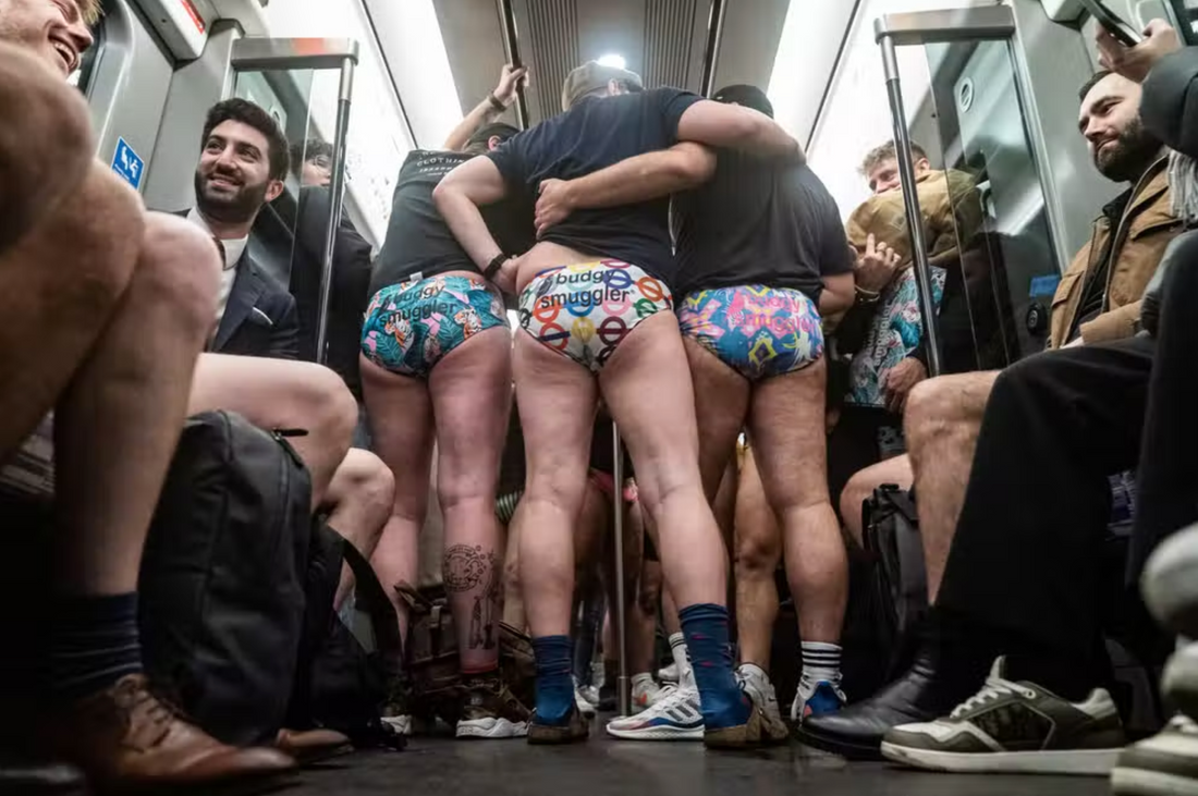 NO TROUSERS ON THE TUBE DAY