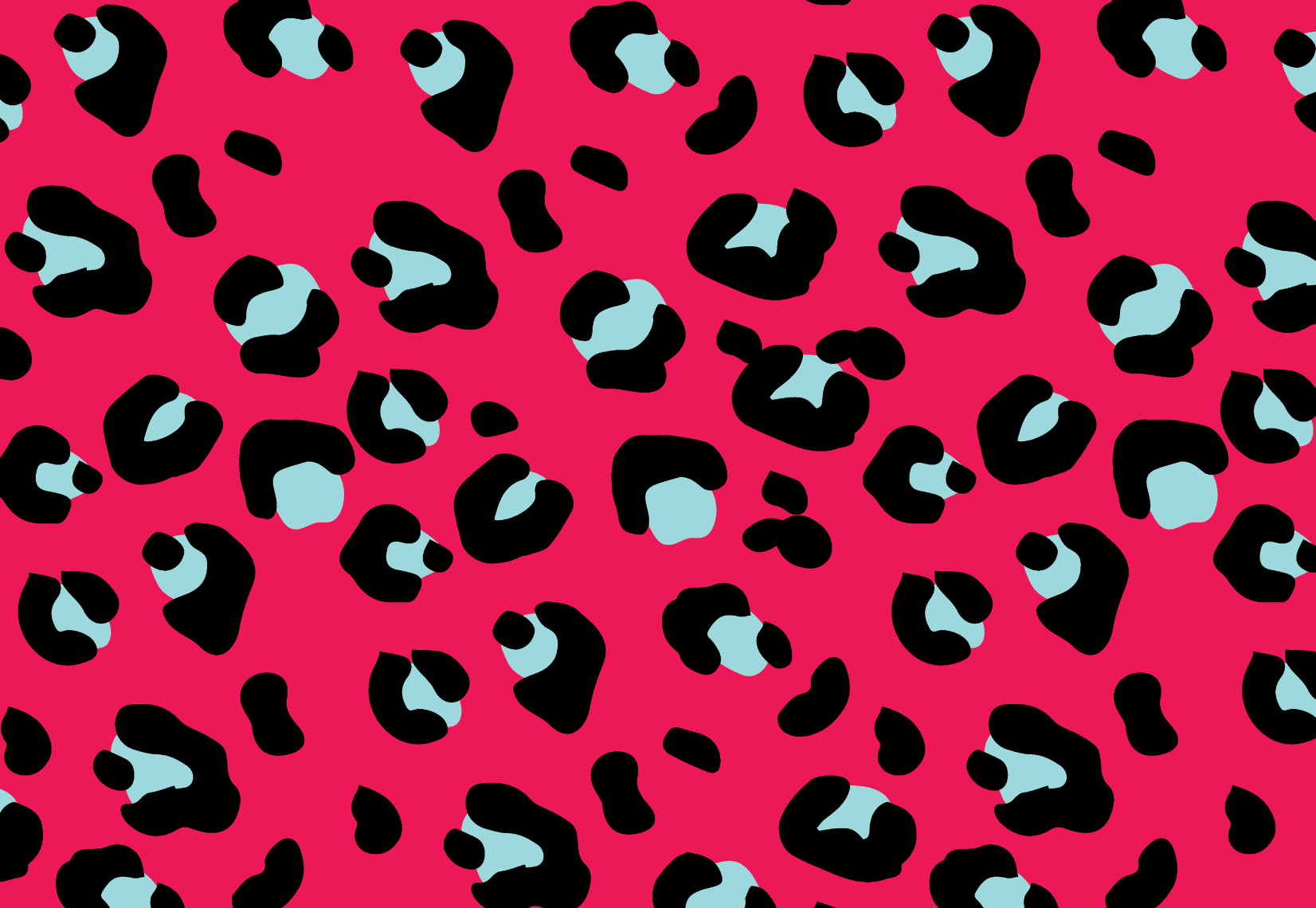 Neon Jungle Pink Print