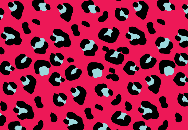 Neon Jungle Pink Print