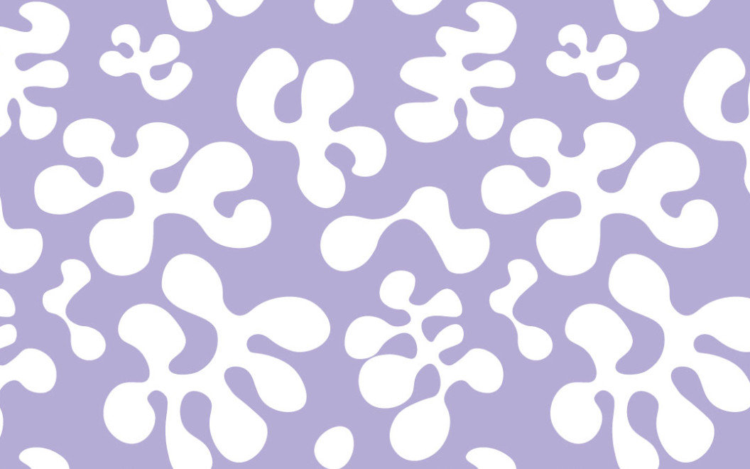 Purple Coral Print