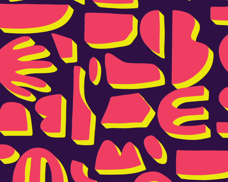 Hectic Geometric Print