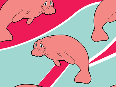 Dugong print