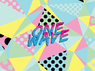 One Wave Print