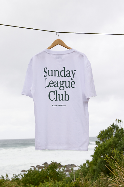 White Tee with Sunday League