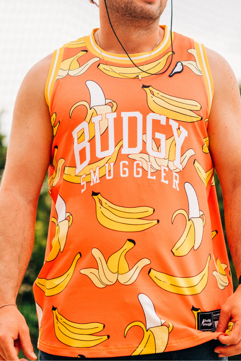 Basketball Vest in Cool Bananas